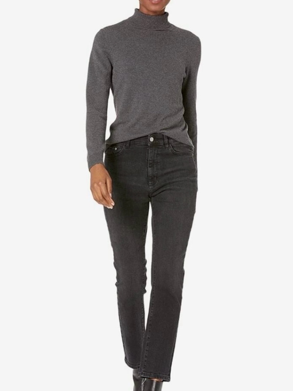 DL1961 Farrow High-Rise Jeans in Charcoal